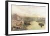 River Wear, North Bank Looking West from Customs House-Thomas Marie Madawaska Hemy-Framed Giclee Print