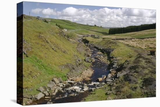 River Wear, North of England Lead Mining Museum, Killhope, Weardale, Durham-Peter Thompson-Stretched Canvas