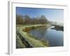 River Wey at Thundery Meadows, Surrey Wildlife Trust's Wetland Reserve, Elstead, Surrey, England-Pearl Bucknall-Framed Photographic Print