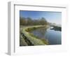 River Wey at Thundery Meadows, Surrey Wildlife Trust's Wetland Reserve, Elstead, Surrey, England-Pearl Bucknall-Framed Photographic Print