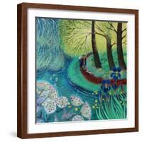 River Wey walk, 2017-Lisa Graa Jensen-Framed Giclee Print