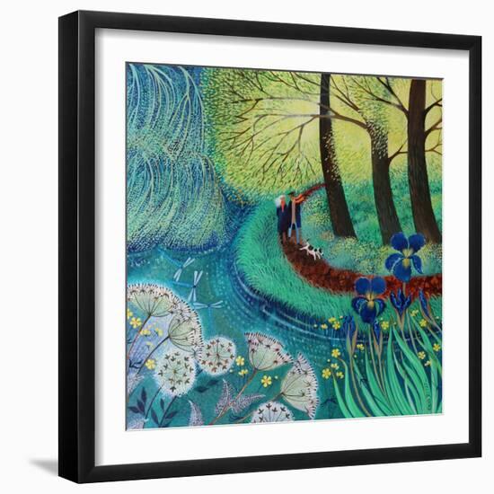 River Wey walk, 2017-Lisa Graa Jensen-Framed Giclee Print