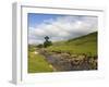 River Wharfe, Upper Wharfedale, Yorkshire Dales National Park, North Yorkshire, England, UK-White Gary-Framed Photographic Print