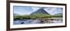 River with a Mountain, Buachaille Etive Mor, Loch Etive, Rannoch Moor, Highlands Region, Scotland-null-Framed Photographic Print