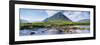 River with a Mountain, Buachaille Etive Mor, Loch Etive, Rannoch Moor, Highlands Region, Scotland-null-Framed Photographic Print