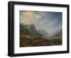 River with Boat Moorings-Herman Saftleven-Framed Art Print