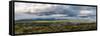 River with Teton Range in the background, Grand Teton National Park, Wyoming, USA-null-Framed Stretched Canvas