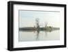 River with Tree Reflected in the Delta of the Volga River, Russia-Vadim Petrakov-Framed Photographic Print