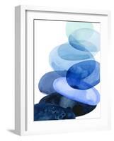 River Worn Pebbles I-Grace Popp-Framed Art Print