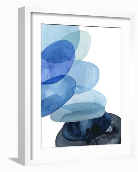 River Worn Pebbles II-Grace Popp-Framed Art Print