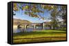 River Wye and Bridge, Builth Wells, Powys, Wales, United Kingdom, Europe-Billy Stock-Framed Stretched Canvas