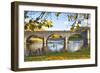 River Wye and Bridge, Builth Wells, Powys, Wales, United Kingdom, Europe-Billy Stock-Framed Photographic Print