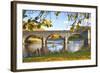 River Wye and Bridge, Builth Wells, Powys, Wales, United Kingdom, Europe-Billy Stock-Framed Photographic Print