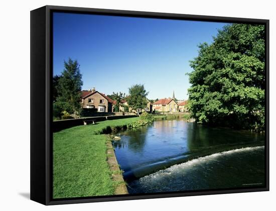 River Wye, Bakewell, Peak District National Park, Derbyshire, England, United Kingdom-Neale Clarke-Framed Stretched Canvas