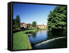 River Wye, Bakewell, Peak District National Park, Derbyshire, England, United Kingdom-Neale Clarke-Framed Stretched Canvas