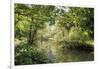 River Wye Lined by Trees in Spring Leaf with Riverside Track, Reflections in Calm Water-Eleanor Scriven-Framed Photographic Print