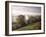 River Wye with the Brecon Beacons in the Distance, Herefordshire, England, United Kingdom-John Miller-Framed Photographic Print