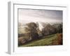 River Wye with the Brecon Beacons in the Distance, Herefordshire, England, United Kingdom-John Miller-Framed Photographic Print