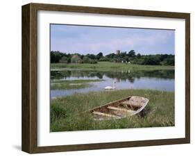 River Yar Near Yarmouth, Isle of Wight, England, United Kingdom-Roy Rainford-Framed Photographic Print