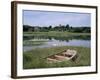 River Yar Near Yarmouth, Isle of Wight, England, United Kingdom-Roy Rainford-Framed Photographic Print