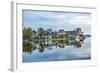 River Zaan Zaanse Schans Old Village Countryside, Holland, Netherlands.-William Perry-Framed Photographic Print