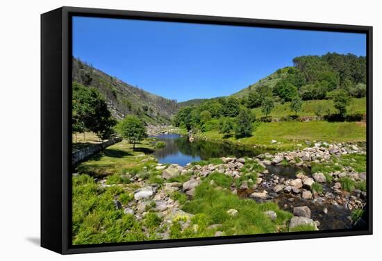 River-Luis Louro-Framed Stretched Canvas