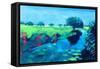 River-Paul Powis-Framed Stretched Canvas