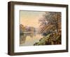 Riverbank, Autumn, C.1910 (Oil on Canvas)-Jean Baptiste Armand Guillaumin-Framed Giclee Print