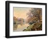 Riverbank, Autumn, C.1910 (Oil on Canvas)-Jean Baptiste Armand Guillaumin-Framed Giclee Print