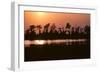 Riverbank of the Mississippi River as the Dusk Sun Sets, 1983 (Photo)-Nathan Benn-Framed Giclee Print
