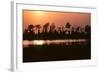 Riverbank of the Mississippi River as the Dusk Sun Sets, 1983 (Photo)-Nathan Benn-Framed Giclee Print