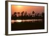 Riverbank of the Mississippi River as the Dusk Sun Sets, 1983 (Photo)-Nathan Benn-Framed Giclee Print