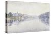 Riverbank, the Seine at Herblay-Paul Signac-Stretched Canvas