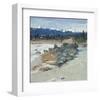 Riverbed of the Loisach-Eugen Bracht-Framed Art Print