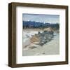 Riverbed of the Loisach-Eugen Bracht-Framed Art Print