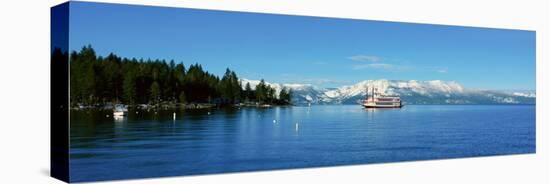 Riverboat on Lake Tahoe, California-null-Stretched Canvas