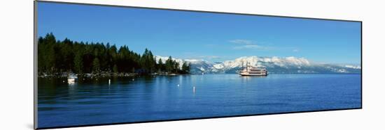 Riverboat on Lake Tahoe, California-null-Mounted Photographic Print