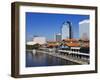 Riverfront and the Jacksonville Landing, Jacksonville, Florida-Richard Cummins-Framed Photographic Print
