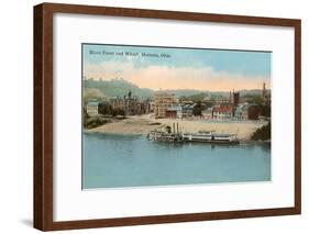 Riverfront, Marietta, Ohio-null-Framed Art Print