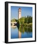 Riverfront Park with Clock Tower and Spokane River, Spokane, Washington-Jamie & Judy Wild-Framed Photographic Print