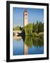 Riverfront Park with Clock Tower and Spokane River, Spokane, Washington-Jamie & Judy Wild-Framed Photographic Print