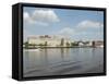 Riverfront Skyline, Wilmington, North Carolina-Lynn Seldon-Framed Stretched Canvas