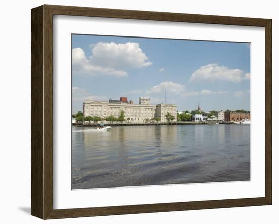 Riverfront Skyline, Wilmington, North Carolina-Lynn Seldon-Framed Photographic Print