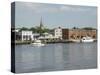 Riverfront Skyline, Wilmington, North Carolina-Lynn Seldon-Stretched Canvas