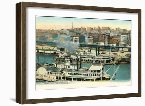 Riverfront, St. Louis, Missouri-null-Framed Art Print