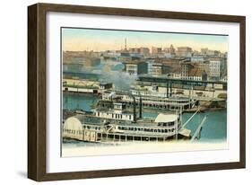 Riverfront, St. Louis, Missouri-null-Framed Art Print