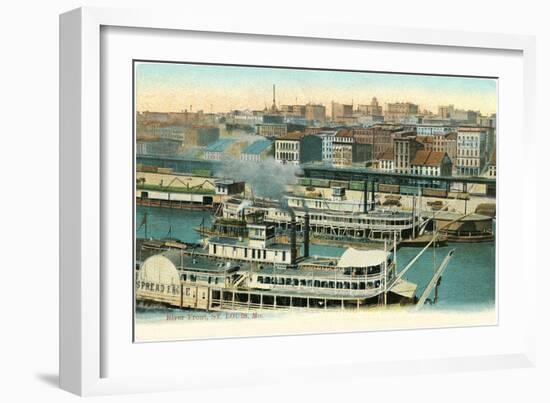 Riverfront, St. Louis, Missouri-null-Framed Art Print