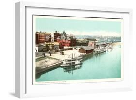 Riverfront, St. Paul, Minnesota-null-Framed Art Print