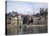 Riverfront, the Douro River, Oporto (Porto), Portugal-I Vanderharst-Stretched Canvas