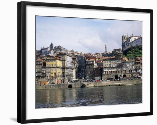 Riverfront, the Douro River, Oporto (Porto), Portugal-I Vanderharst-Framed Photographic Print